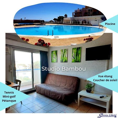 Studio Bambou - Piscine - Acces Direct A La Plage - Lydia Playa Leilighet Le Barcarès Eksteriør bilde