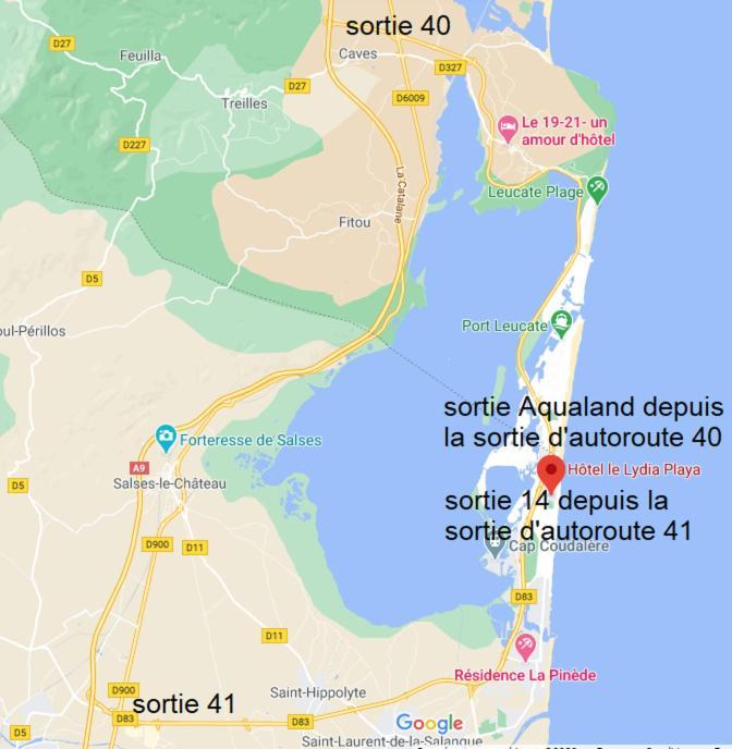 Studio Bambou - Piscine - Acces Direct A La Plage - Lydia Playa Leilighet Le Barcarès Eksteriør bilde